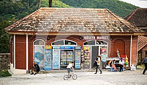 Sheki Khan Palace market shop in the Caucasus Mountains