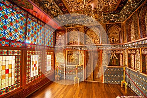 Sheki: The Khan Winter Palace, inside.