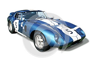 Shelby Cobra Daytona Coupe- isolated