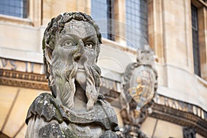Sheldonian Statues. Oxford, England photo