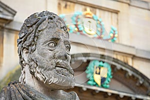 Sheldonian Statues. Oxford, England photo