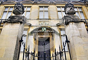 The Sheldonian Theatre Broad Street Entrance in Oxford photo
