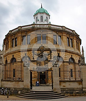 The Sheldonian Theatre in Oxford. Built in 1669 to a design by Sir Christopher Wren photo