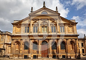 The Sheldonian Theatre. Oxford University, Oxford, England