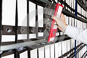 Shelf with Folders