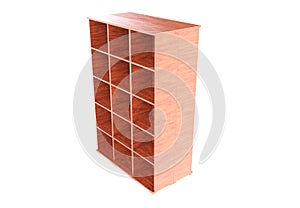 Shelf font 3d rendering letter photo