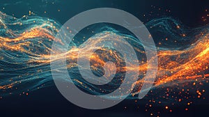 shell flowing command line