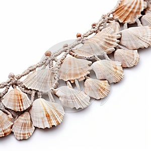 shell fringe trim a trim made of shell fragments or beads strun photo