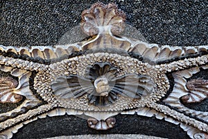 Shell Grotto of Palazzo Borromeo at Isola Bella, Lago Maggiore, Italy