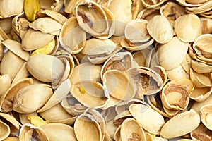 Shell of pistachio nuts photo