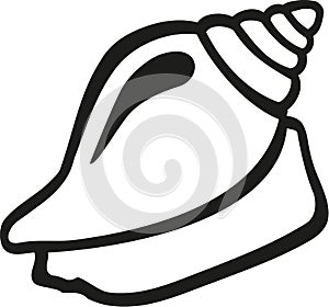 Shell snail contour