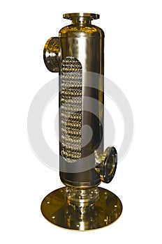 Shell-tube heat exchanger for pools
