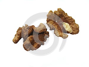 Shelled walnuts #4, isolated