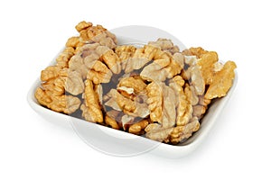 Shelled walnuts photo