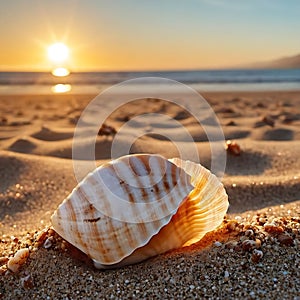 Shellfish corpses on the beach in the morning after the tide has gone down.