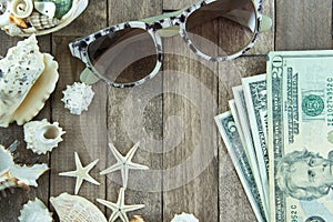 Shells, sunglasses and the U.S. dollar
