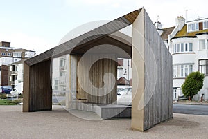 Shelter at Bexhill-0n-Sea. Sussex. UK