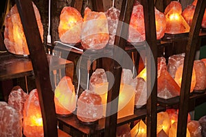 Store of salt lamps for sale