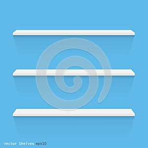 Shelves, Vector Illustration