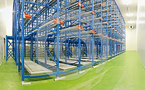 Shelving system warehouse