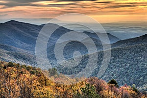 Shenandoah at Sunset