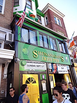 Shenanigans Irish Pub on Adams Morgan Day