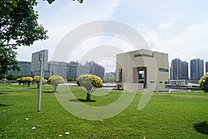 Shenzhen Baoan waterfront plaza landscape, in China