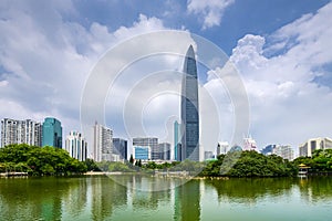 Shenzhen, China City Skyline photo