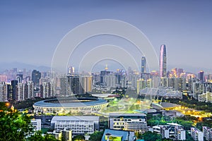 Shenzhen, China City Skyline photo