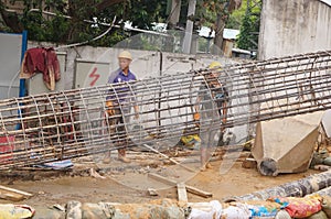 Shenzhen, China: construction sites and workers