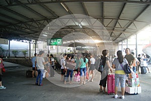 Shenzhen, China: train station