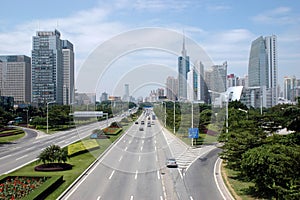 Shenzhen city - main avenue