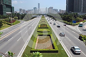 Shenzhen city - main avenue