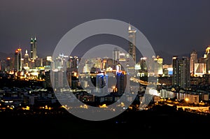 Shenzhen city - night scenery