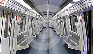 Shenzhen metro train interior