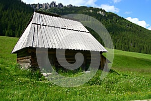 Shepherd hut in the Tatra mountains