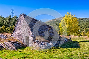 Shepherd`s houses in Bosnia