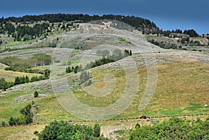 Sheridan, Bighorn mountains. historical place in Wyoming