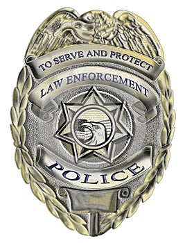 Sheriff law enforcement police badge photo