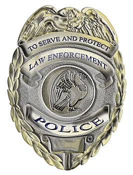 Sheriff law enforcement police badge photo