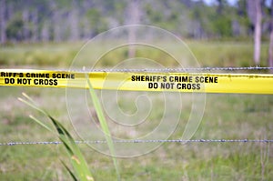 Sheriff's Crime Scene photo