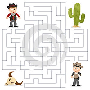 Sheriff & Wanted Maze for Kids photo