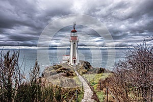 Sheringham Lighthouse Southern Vancouver Island British Columbia Canada