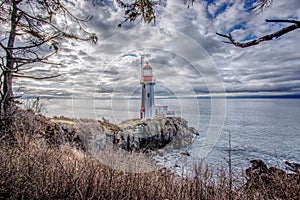 Sheringham Lighthouse Southern Vancouver Island British Columbia Canada