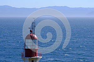 Sheringham Point Lighthouse is located on Vancouver Island, British Columbia.