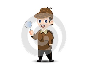 Sherlock Detective Mascot