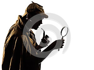 Sherlock holmes silhouette