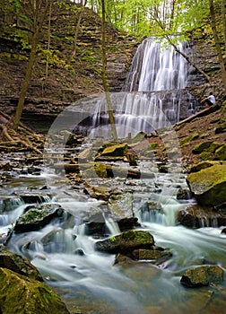 Sherman Waterfalls in Hamilton, Canada.