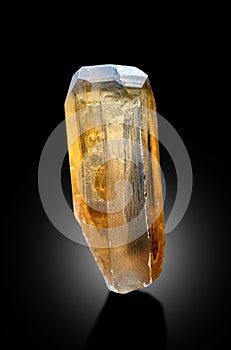 sherry brown color Topaz Crystal Mineral Specimen from Skardu Pakistan