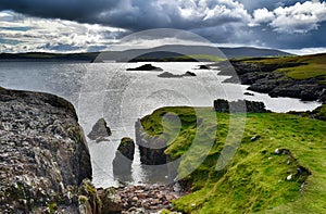 Shetland Coastal scene